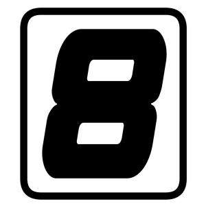 pegatina numero barracuda Â· 3